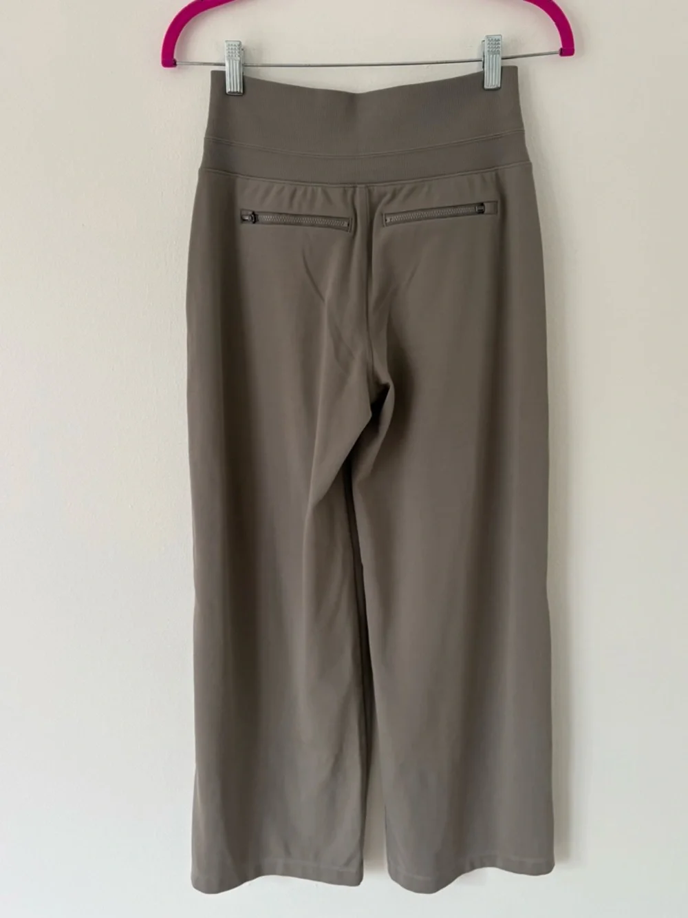 Athleta Dark Taupe Grey Venice High Rise Wide Leg Elastic Waist Pant Size XS - Picture 10 of 12